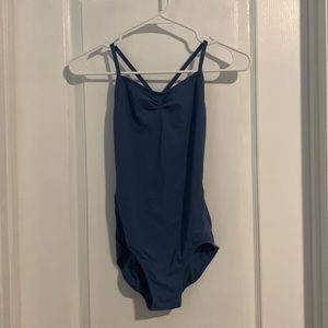 Blue leotard